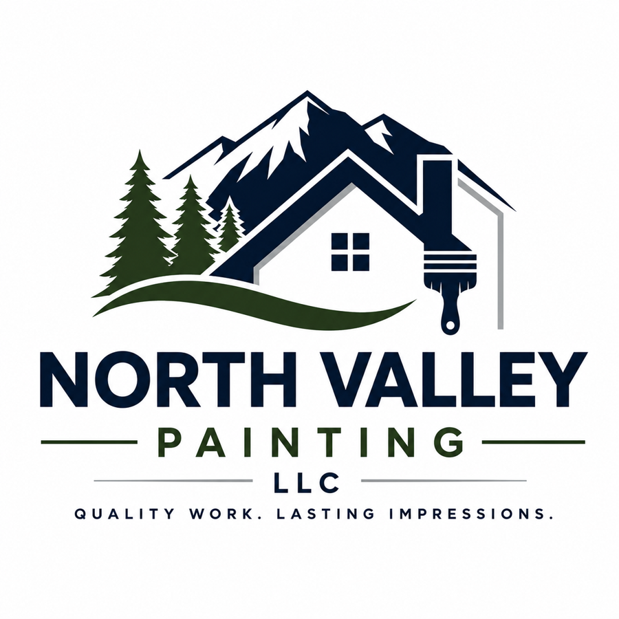 North Valley Painting LLC logo: Quality Work. Lasting Impressions.